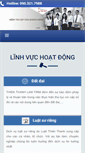 Mobile Screenshot of luatthienthanh.vn